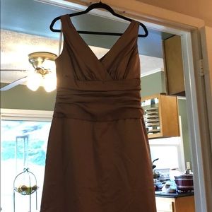 Brown David’s bridal dress
